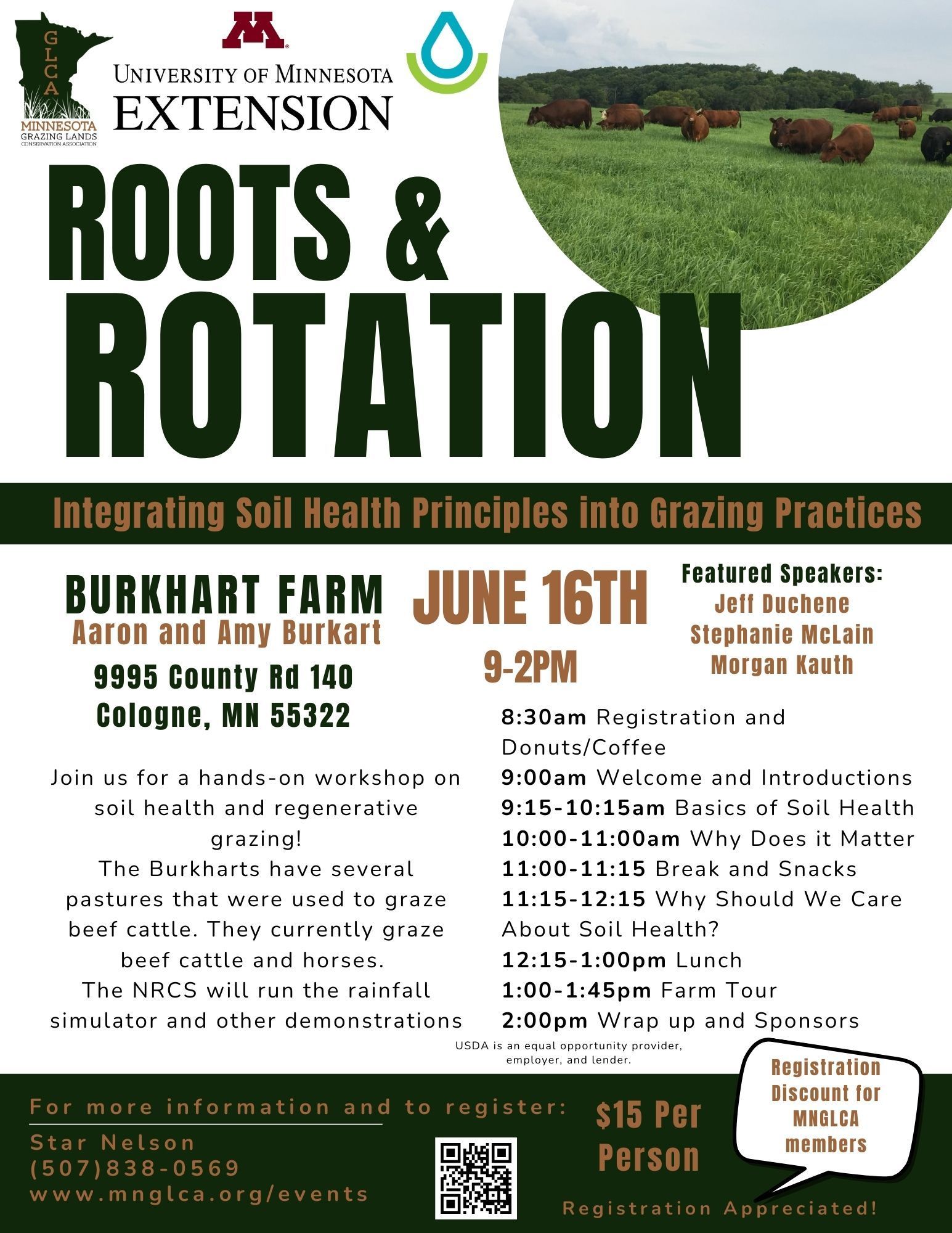 Roots and Rotation- Cologne, MN