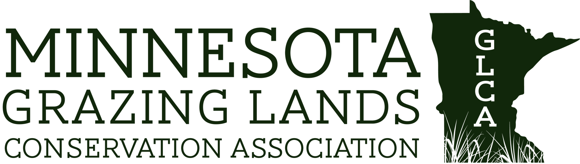 A logo for the minnesota grazing lands conservation association