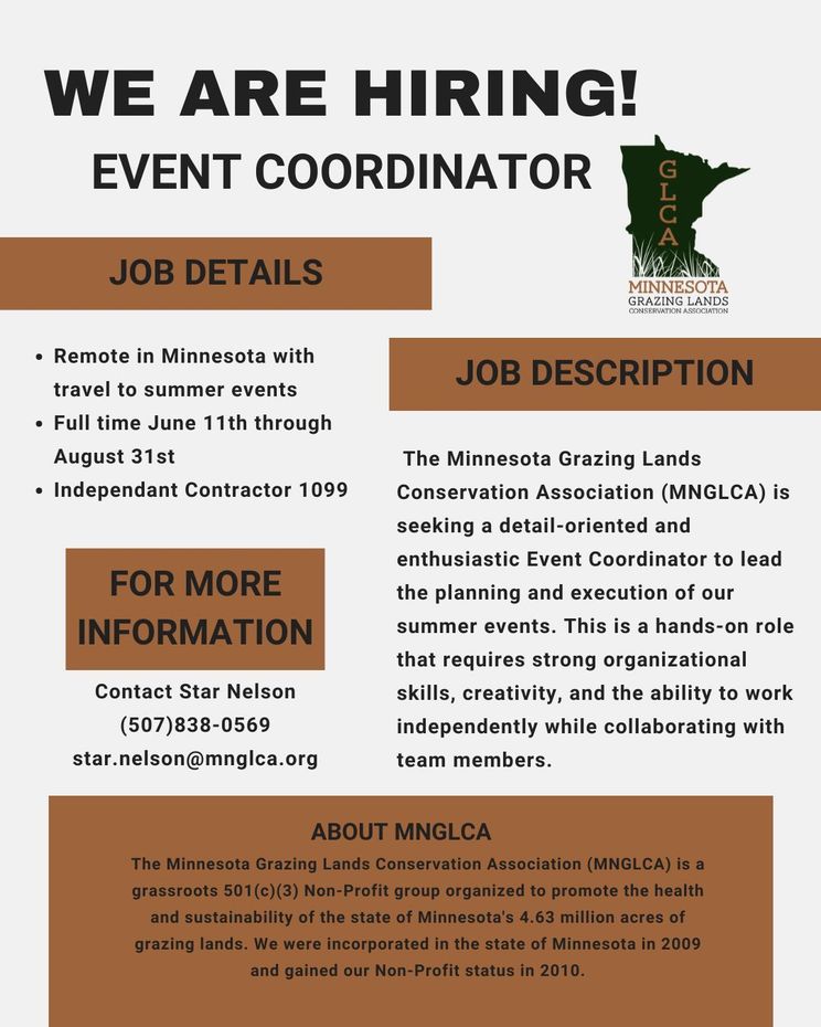 MNGlCA Event Coordinator