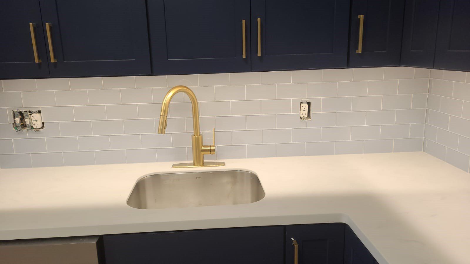 Neutral-Colored Kitchen Tile — Falmouth, MA — Master Tile & Painting, Inc.