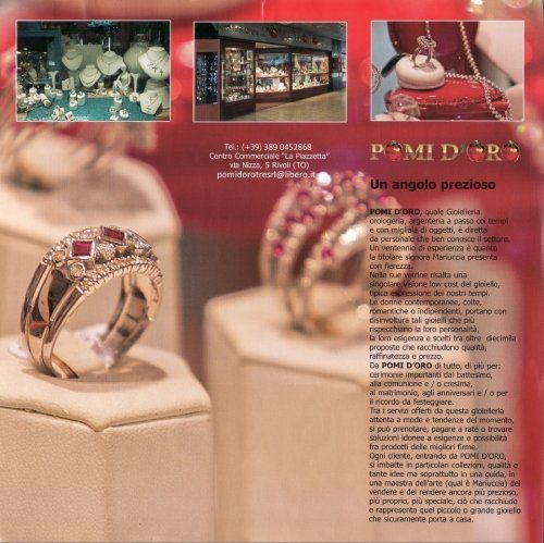 Anelli in esposizione