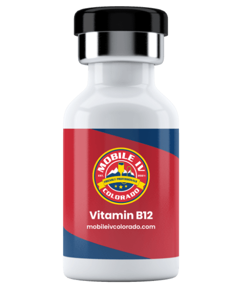 A bottle of vitamin b12 from mobile colorado