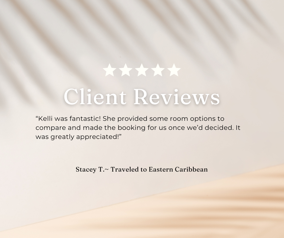 Testimonial with five stars: 