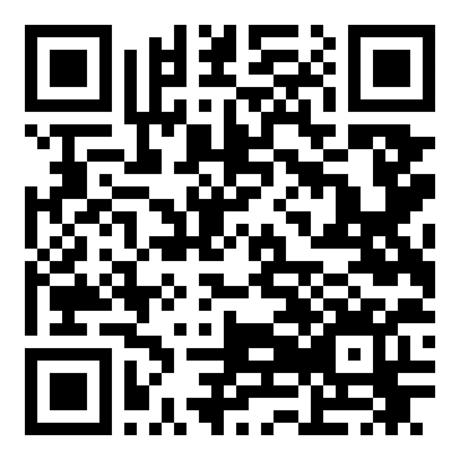Black-and-white QR code
