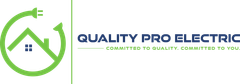 A logo for a company called quality pro electric.