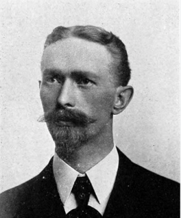 vintage grayscale portrait of Joseph E Swanson