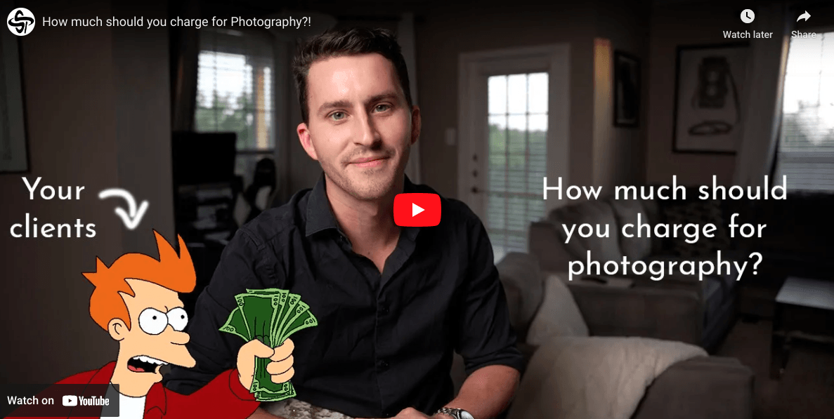 Photographer Zack Tullier explains how much you should charge for your photography services