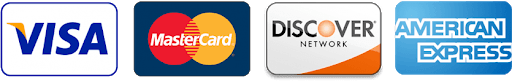 credit card companies accepted visa mastercard discover american express