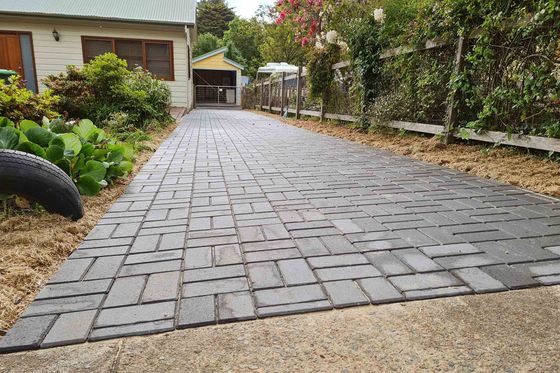 Paving driveway