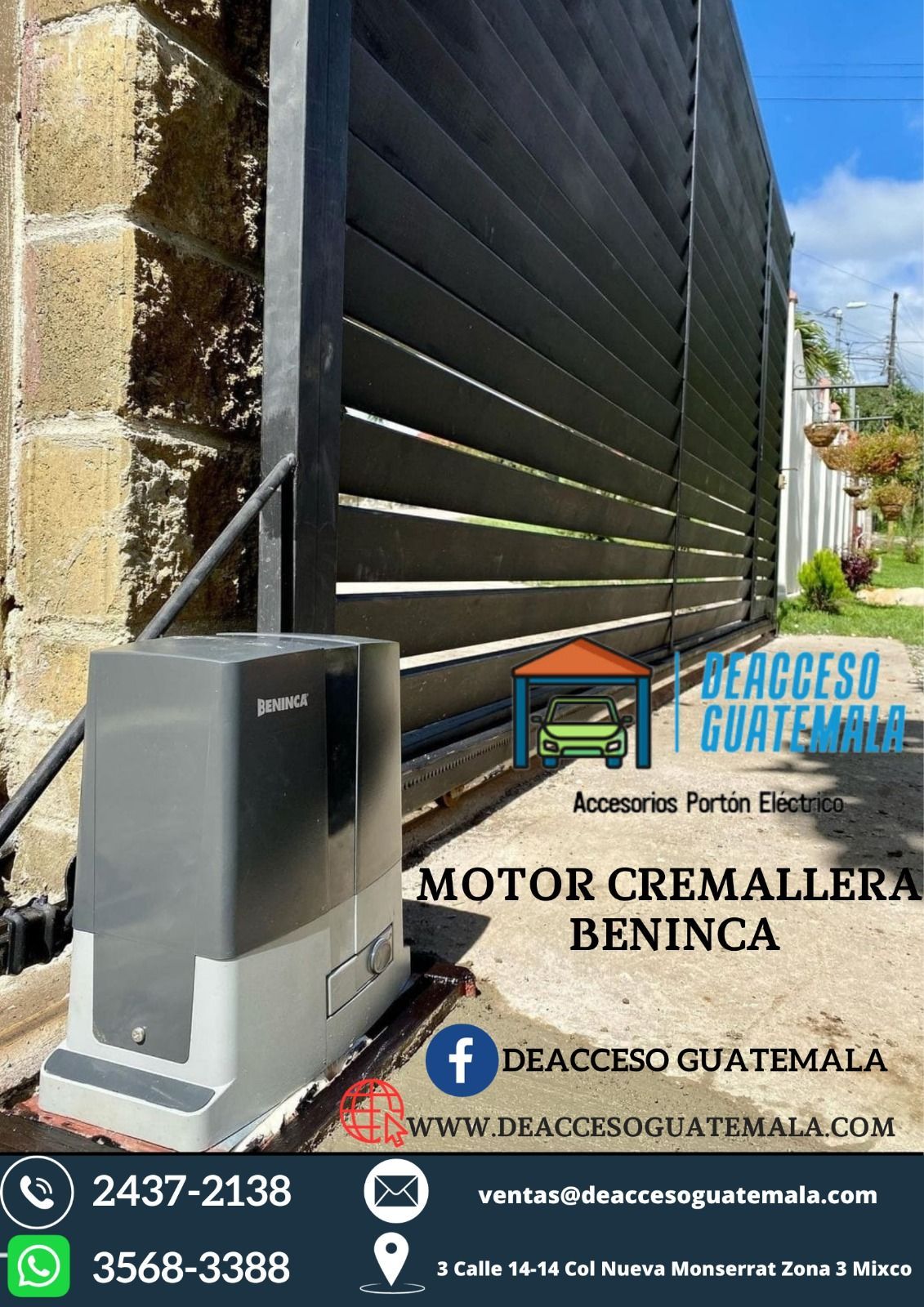 Deacceso Guatemala - Portones eléctricos en Mixco