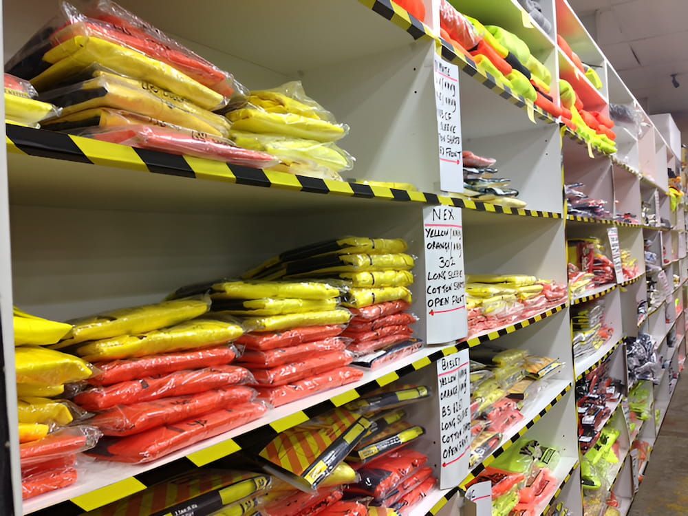 Lots Of Different Coloured Bags — Coffs Disposals, Workwear, Safety & Boot Centre in Coffs Harbour, NSW