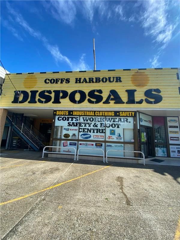 The Front Of A Store — Coffs Disposals, Workwear, Safety & Boot Centre in Coffs Harbour, NSW