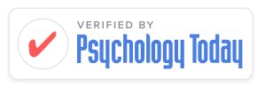 A psychology today logo with a check mark on it