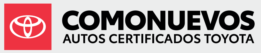 Logo: Red square with white Toyota logo, 