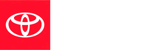Un logotipo de Toyota rojo y blanco sobre un fondo blanco.