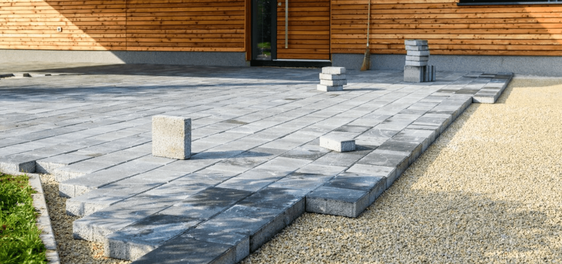 Stamped patio installation from an expert concrete company in new haven, CT