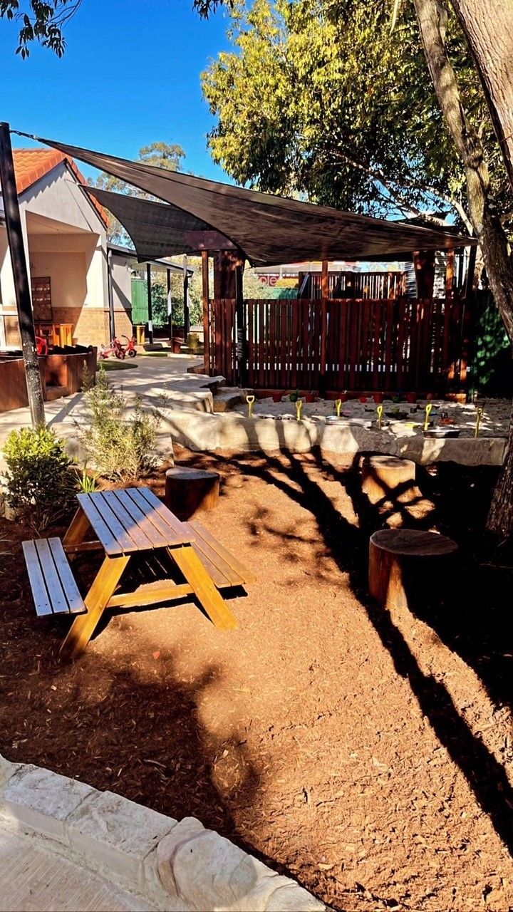 Outdoor playgrounds. Nature play.  Childcare, kindy, Montessori, Gold Coast, Warwick, Jindabyne.
