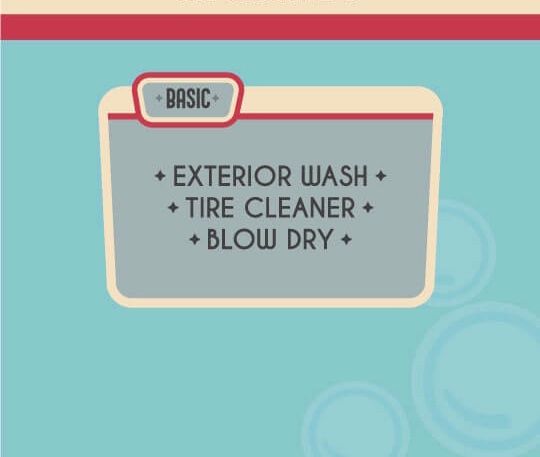 Basic wash option