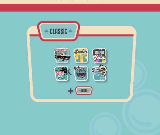 Classic wash option