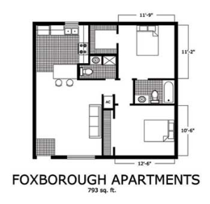 floorplan 1 bed