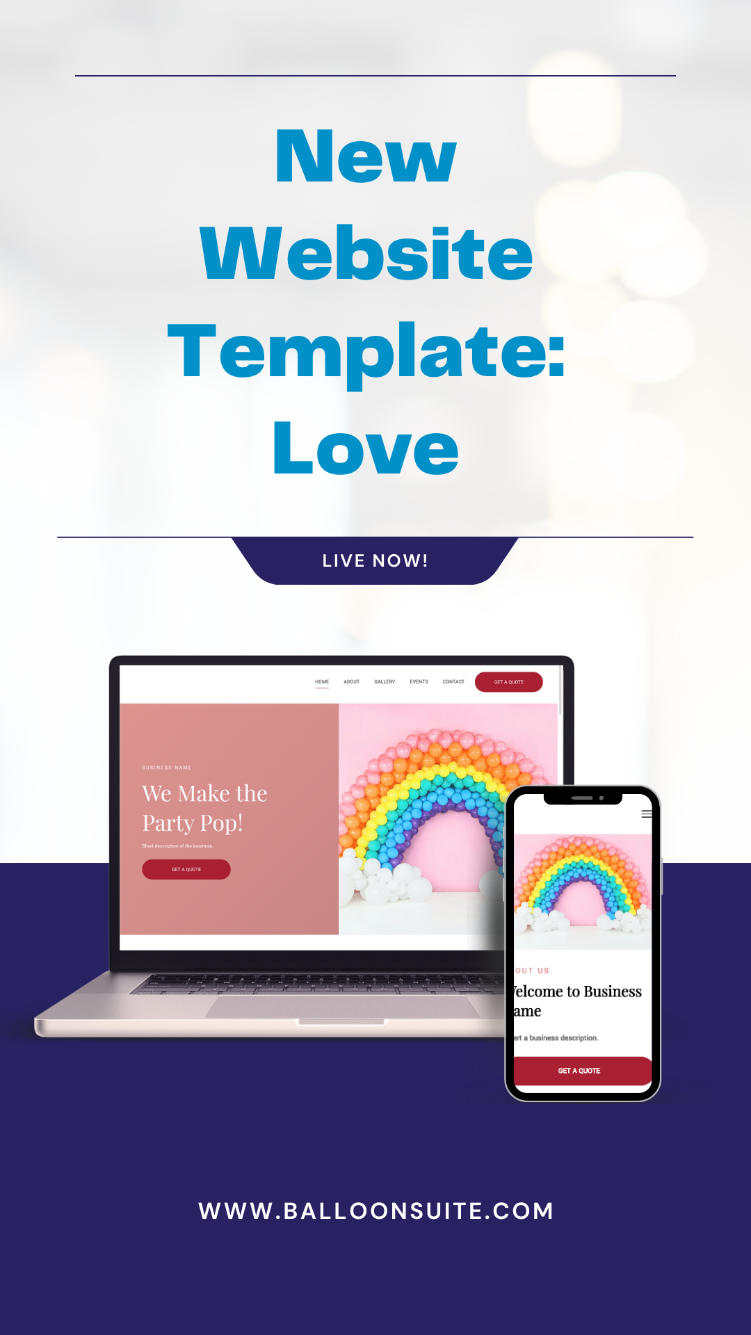 New Website Template - Love