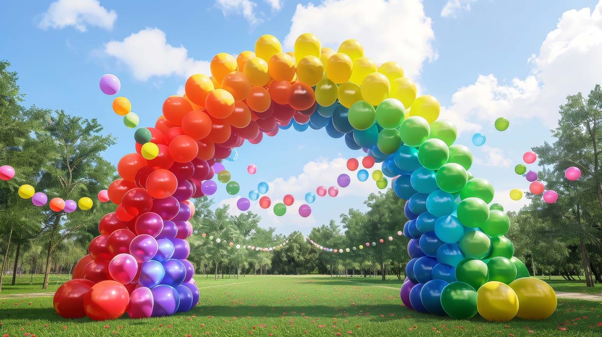 Building a Concrete Base for Balloon Decorations