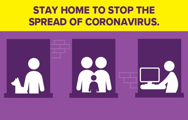 covid19 coronavirus stay home work from home