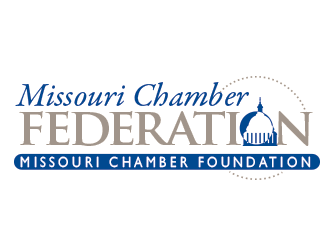 Logo of the Missouri Chamber Federation with a capital dome graphic.