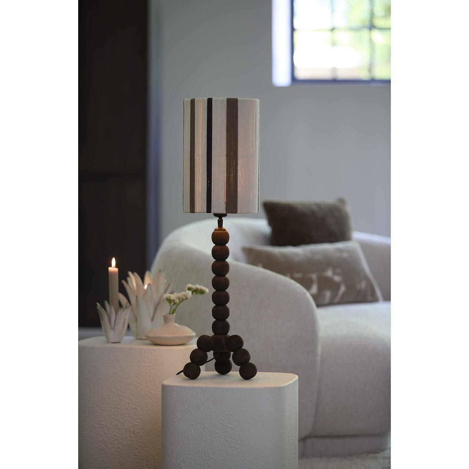 Light & Living - Medan crème+bruin+donker bruin - 20-20-30 cm