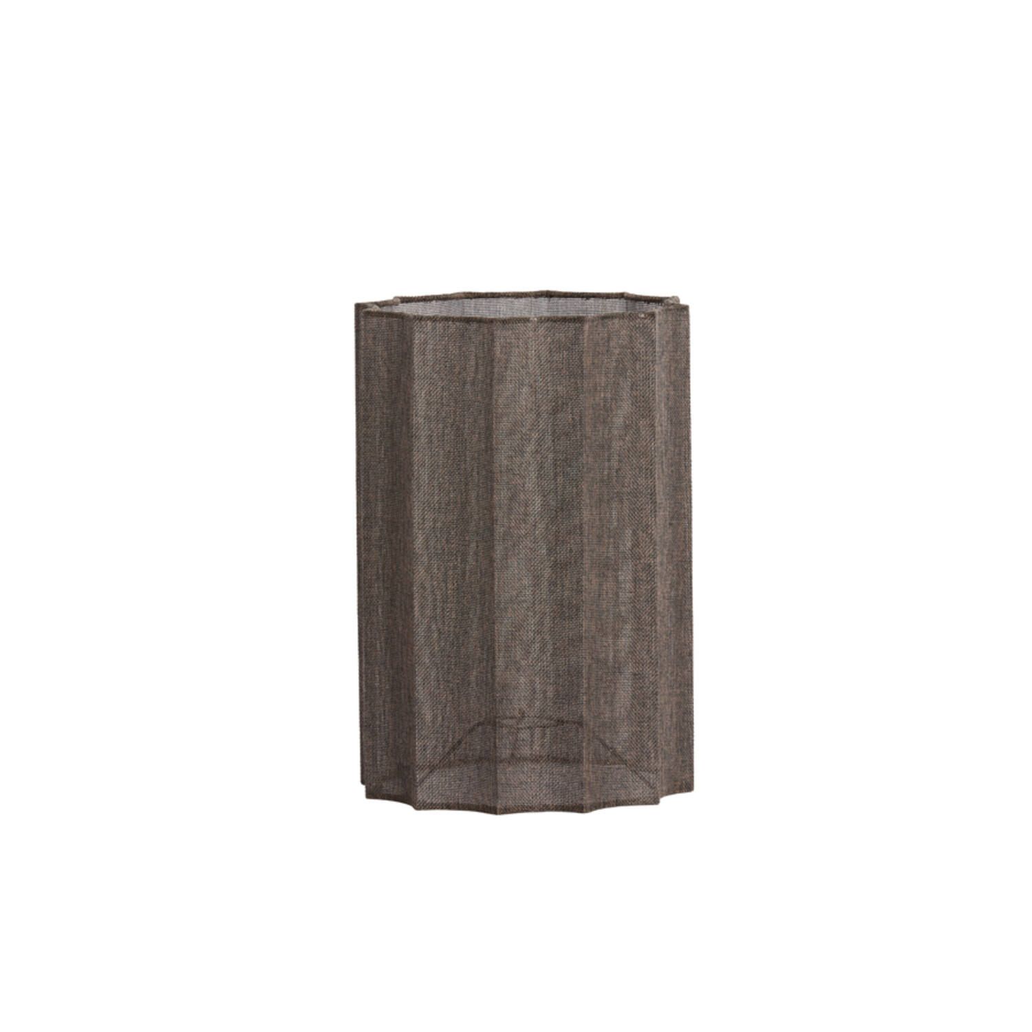 Light & Living - DISLI linnen bruin - 24-24-35 cm