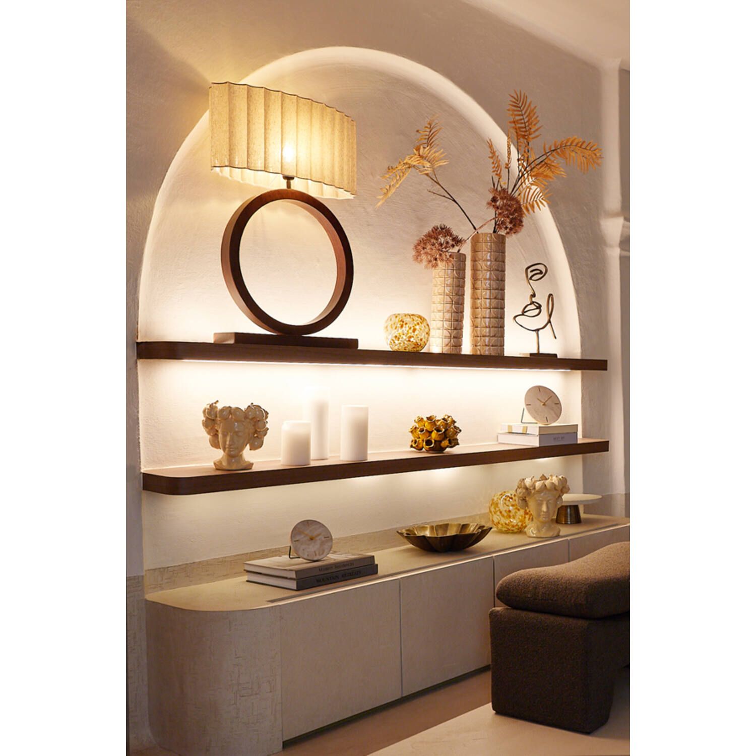 Light & Living - Disli naturel - 58-24-27 cm