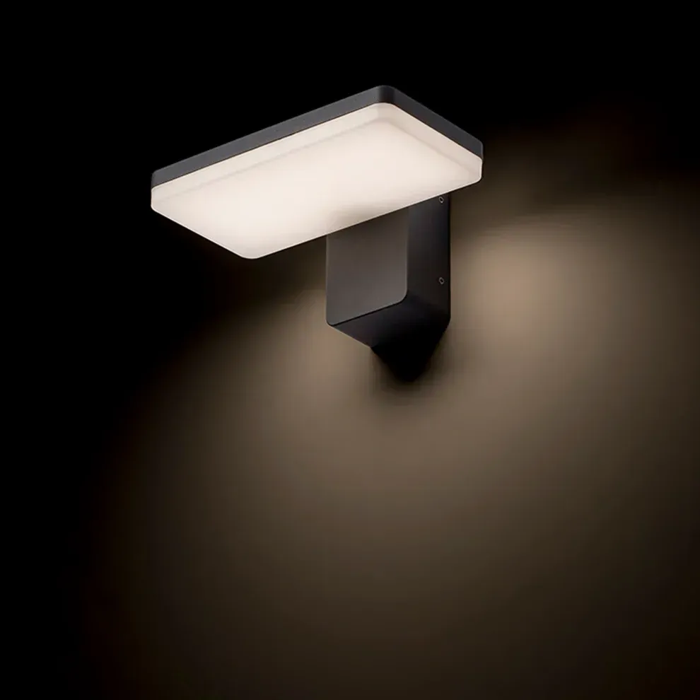 Buitenlamp Rina zwart – Moderne en stijlvolle LED gevellamp voor buiten
