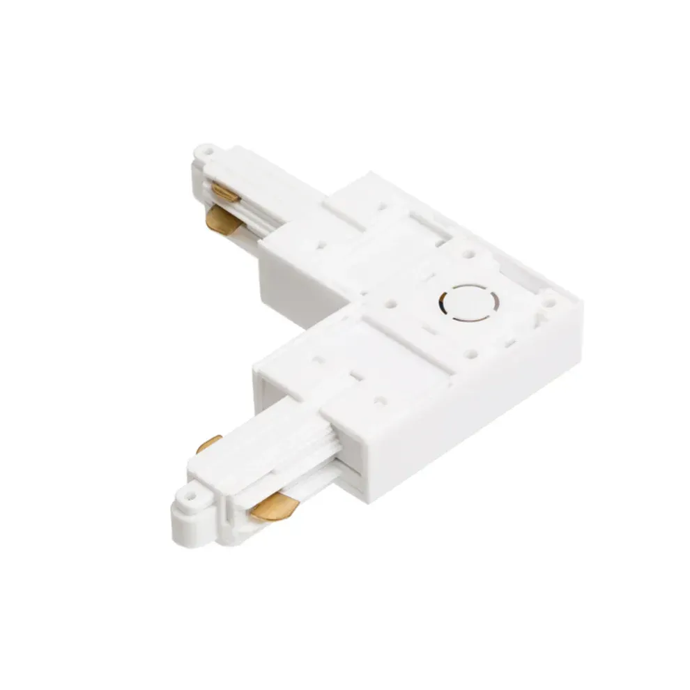 1-Fase Rail Koppelstuk Wit – Connector voor Railverlichting