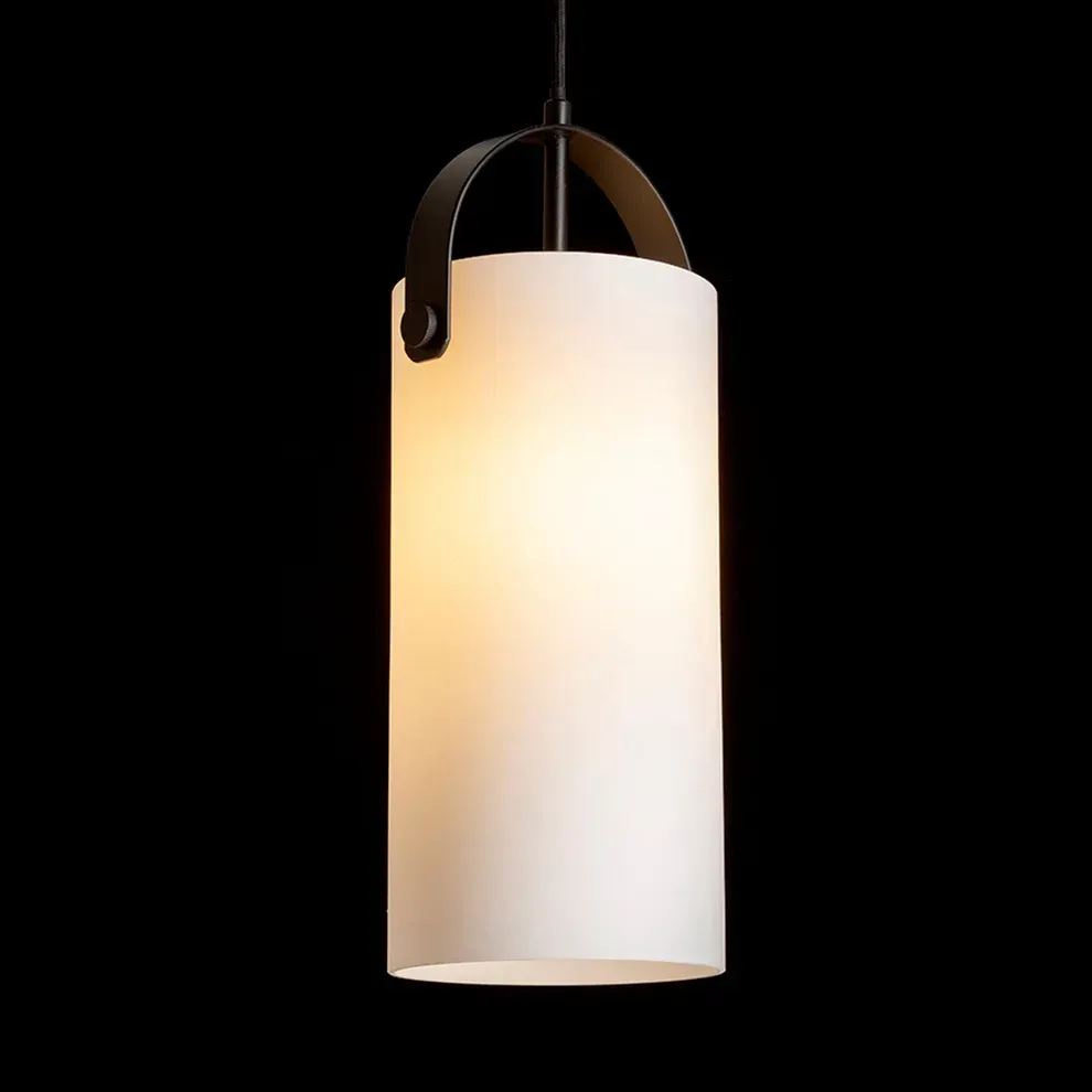 JULIETTA 31 hanglamp opaalglas/zwart