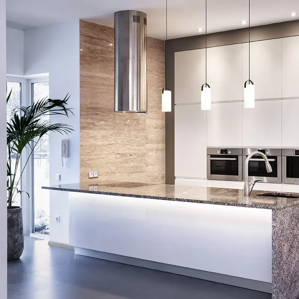 JULIETTA 31 hanglamp opaalglas/zwart