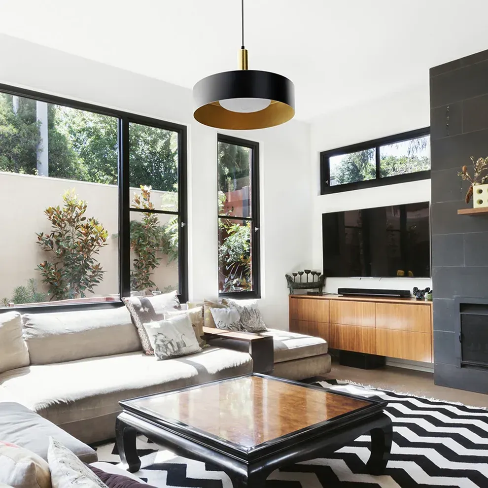 Giulia 40 hanglamp zwart/goud