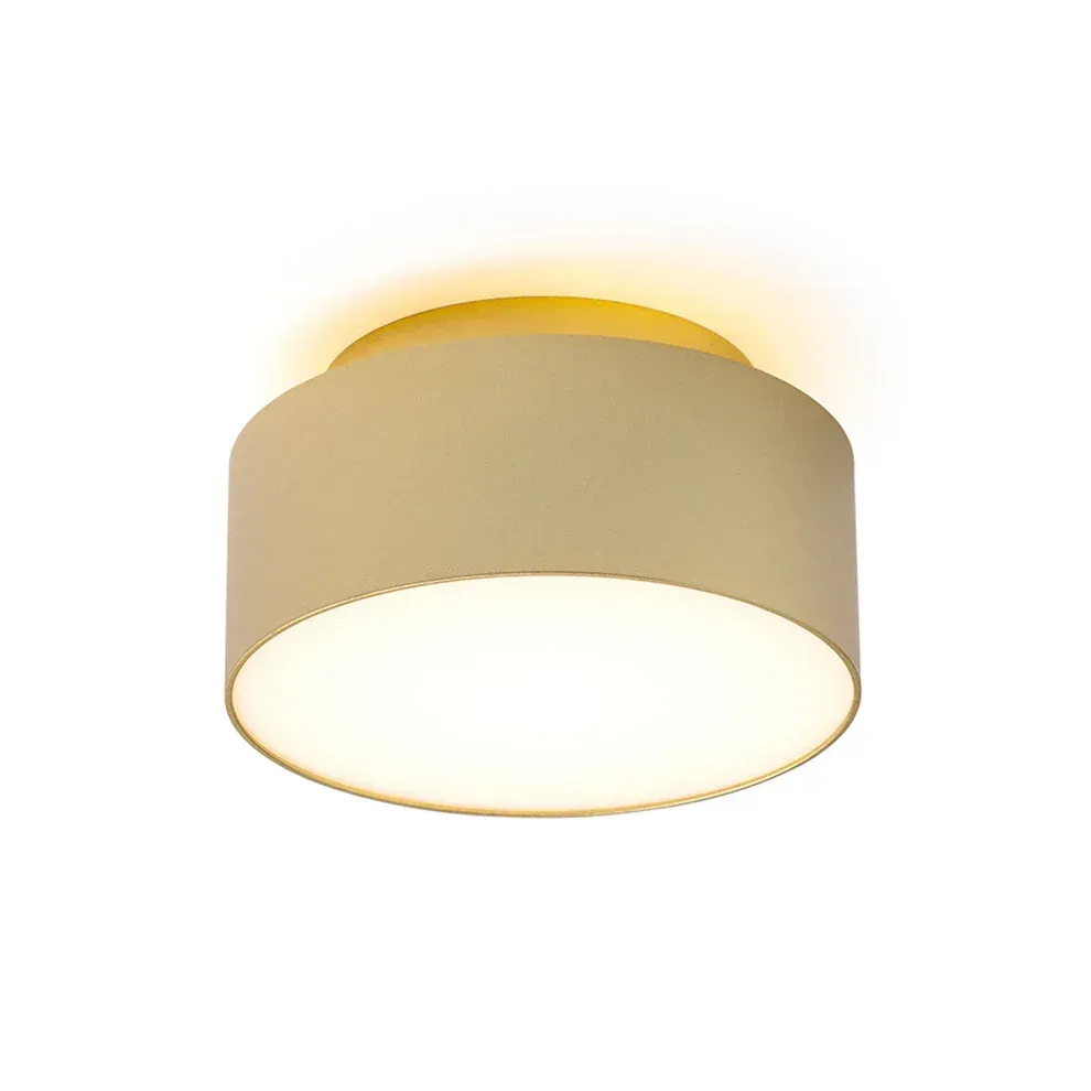 Marlene 14 opbouwlamp parelmoergoud