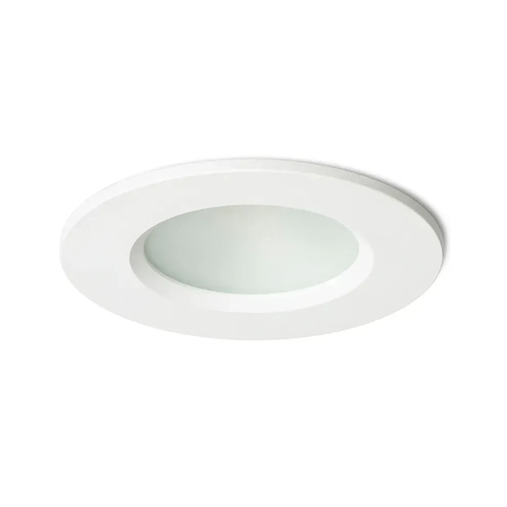 Badkamer spot Nono – strakke en waterbestendige inbouwspot in wit (IP65)