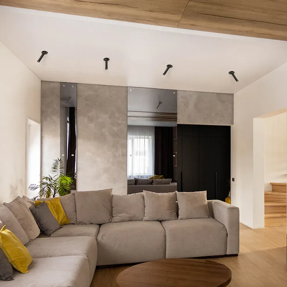 Plafondspot Lumis 11 wit – moderne opbouwspot met strak design
