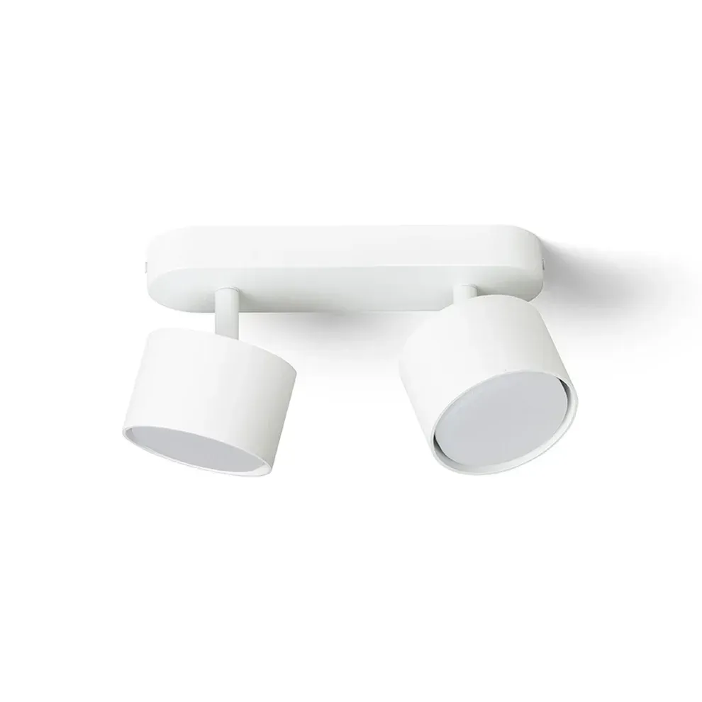 Plafondlamp Pixel – moderne dubbele spot met strak design