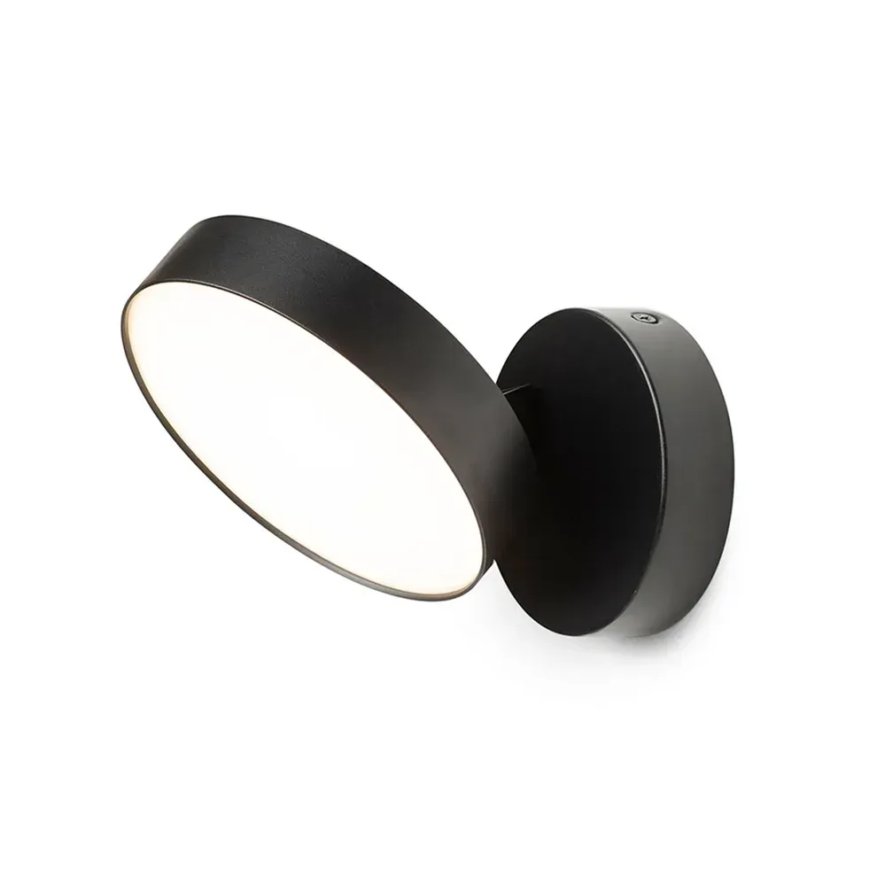 Wand- en Plafondlamp Aretha – Moderne LED Lamp Zwart Draaibaar