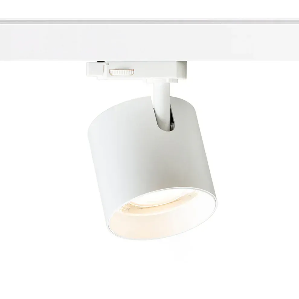 3-fase railspot Iris wit – Moderne en richtbare LED spot voor railverlichting