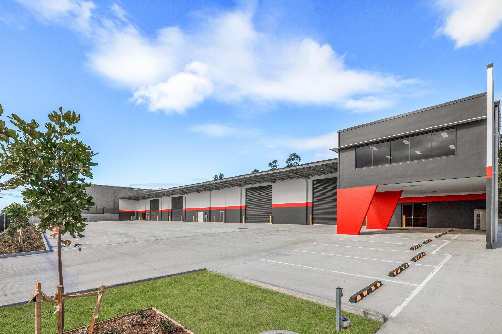 Victo computer road project carpark and warehouse