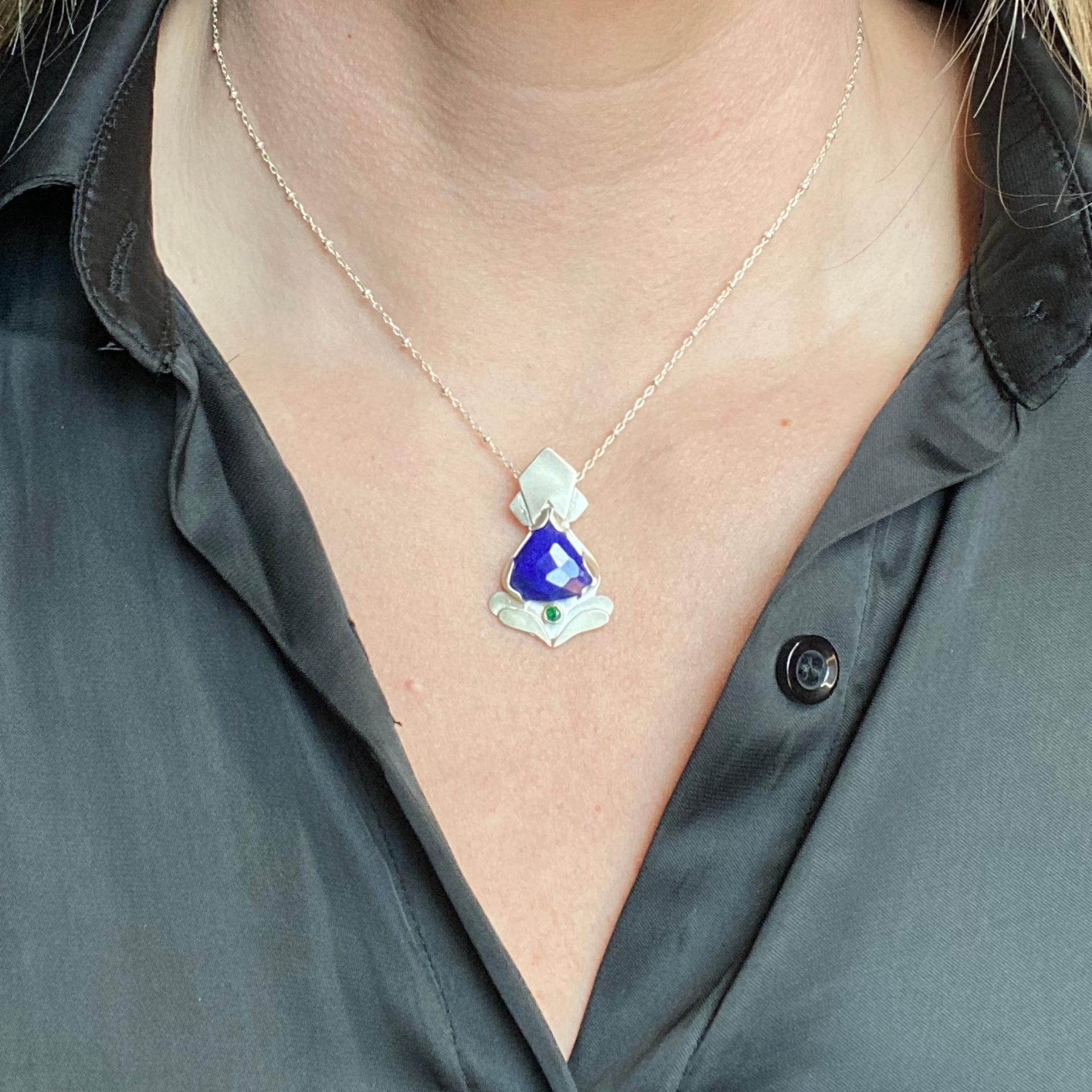 Wild Sunflower Silver Handmade Jewelry