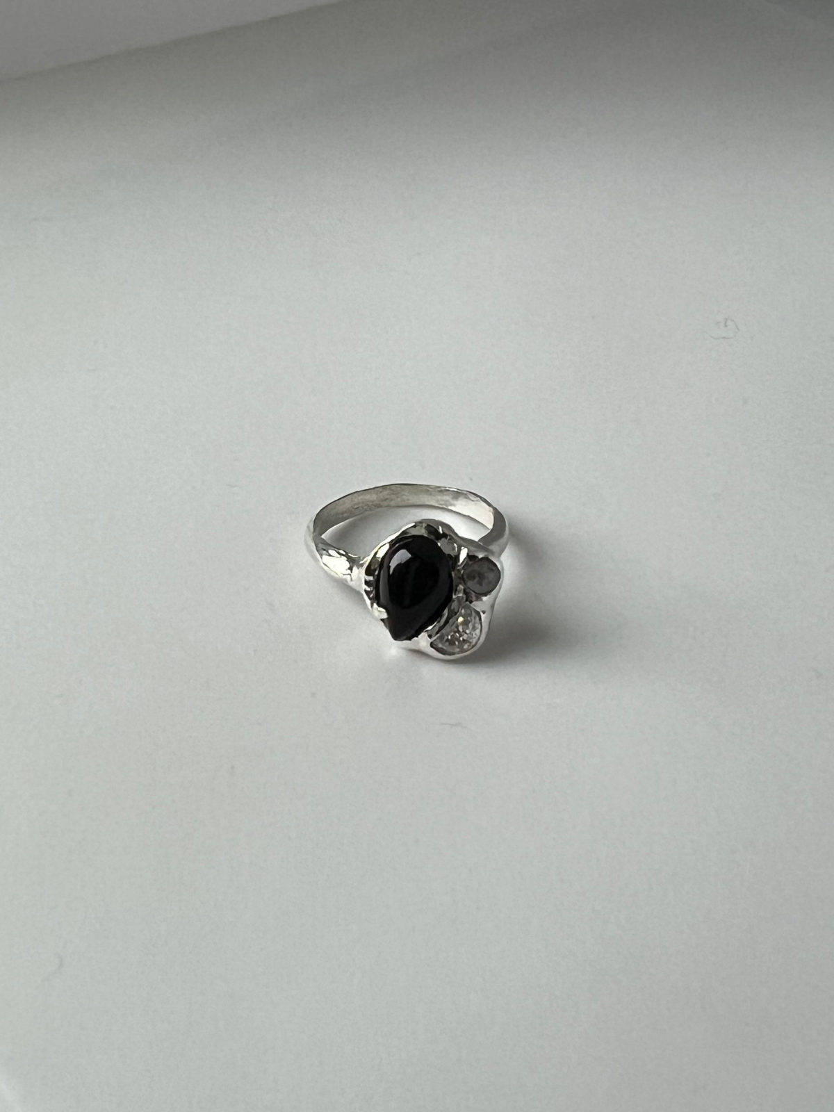 Wild Sunflower Silver Lost Wax Cast Orbit Ring