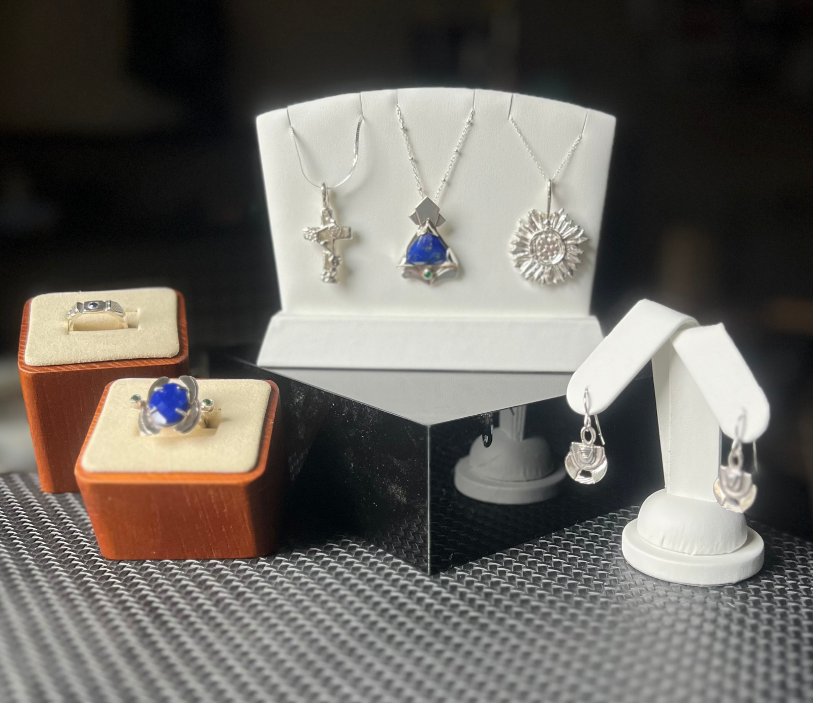 Wild Sunflower Silver Handmade Jewelry at The Museum Store