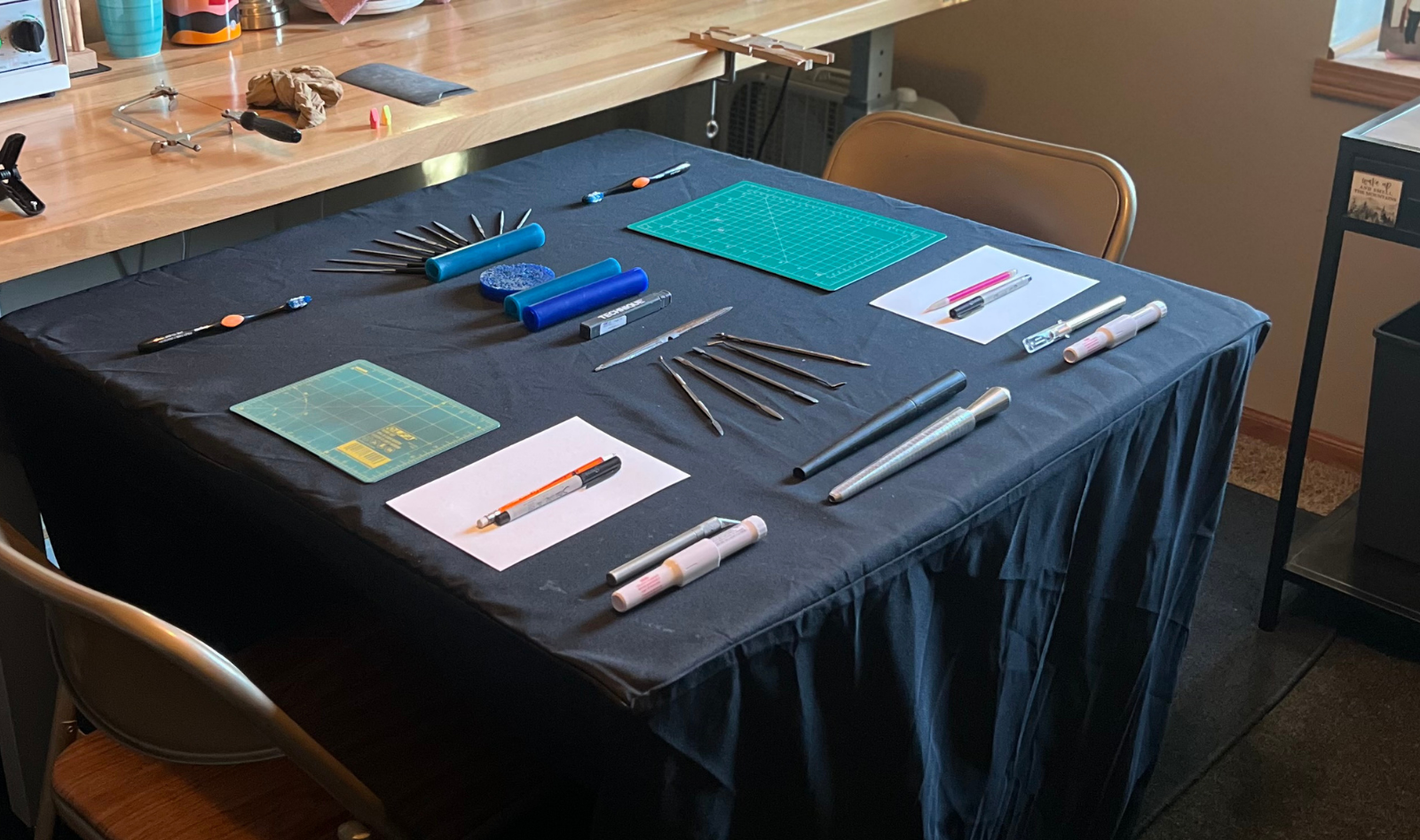 In person wax carving workshop