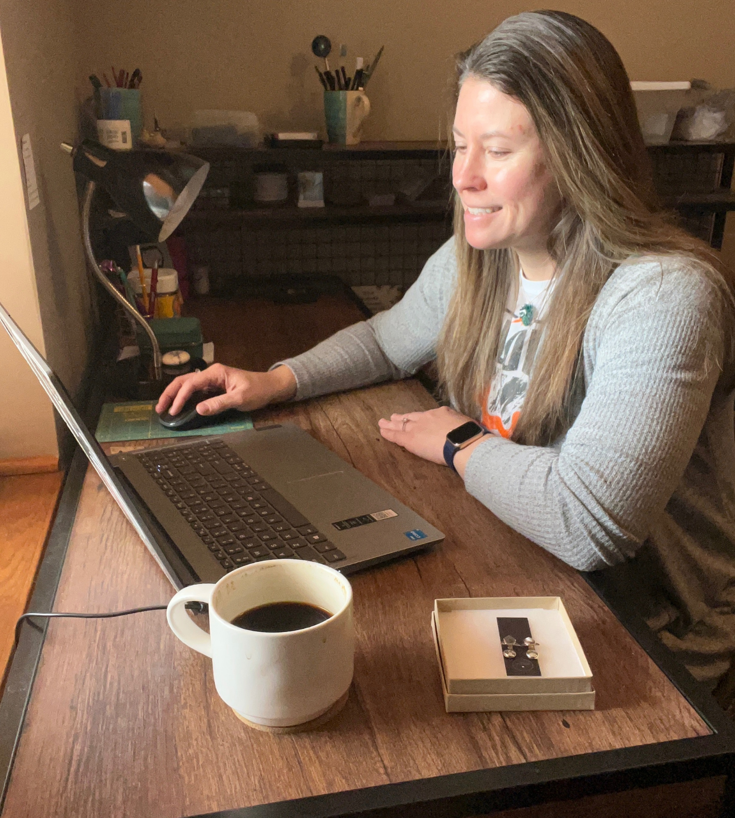 Custom Jewelry with Wild Sunflower Silver