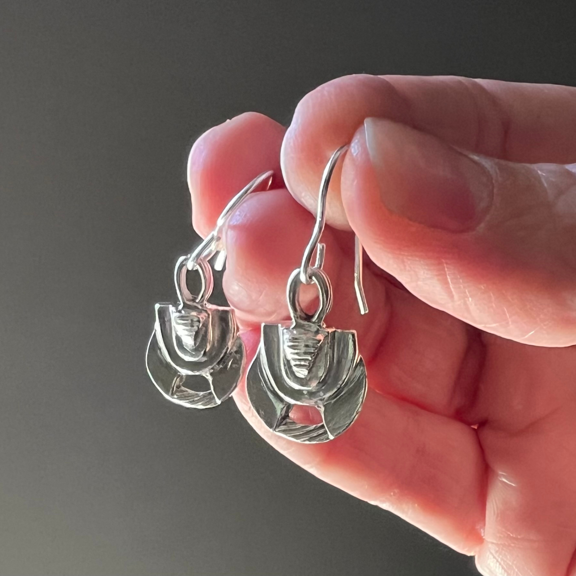 Lost Wax casted Wild Sunflower Silver Handmade Jewelry