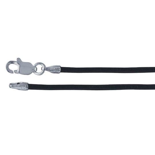 Wild Sunflower Silver Black Leather Cord